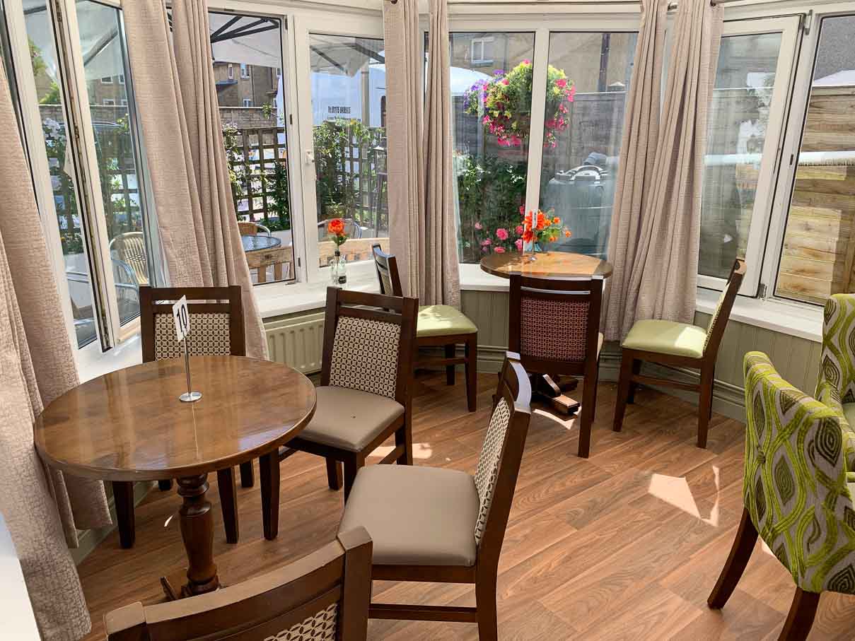 The conservatory, available for private parties